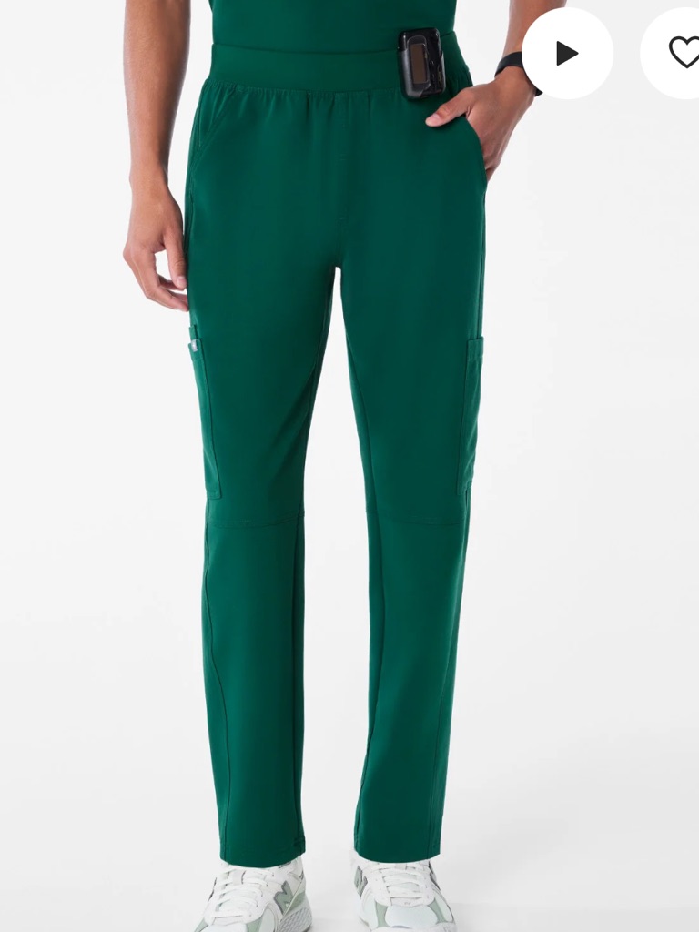 Bundle Figs Axim Cargo Scrub Pants S Forest Green 2 Pair